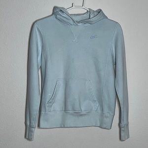 Nike - Youth Fleece pullover Hoodie blue color Size Medium